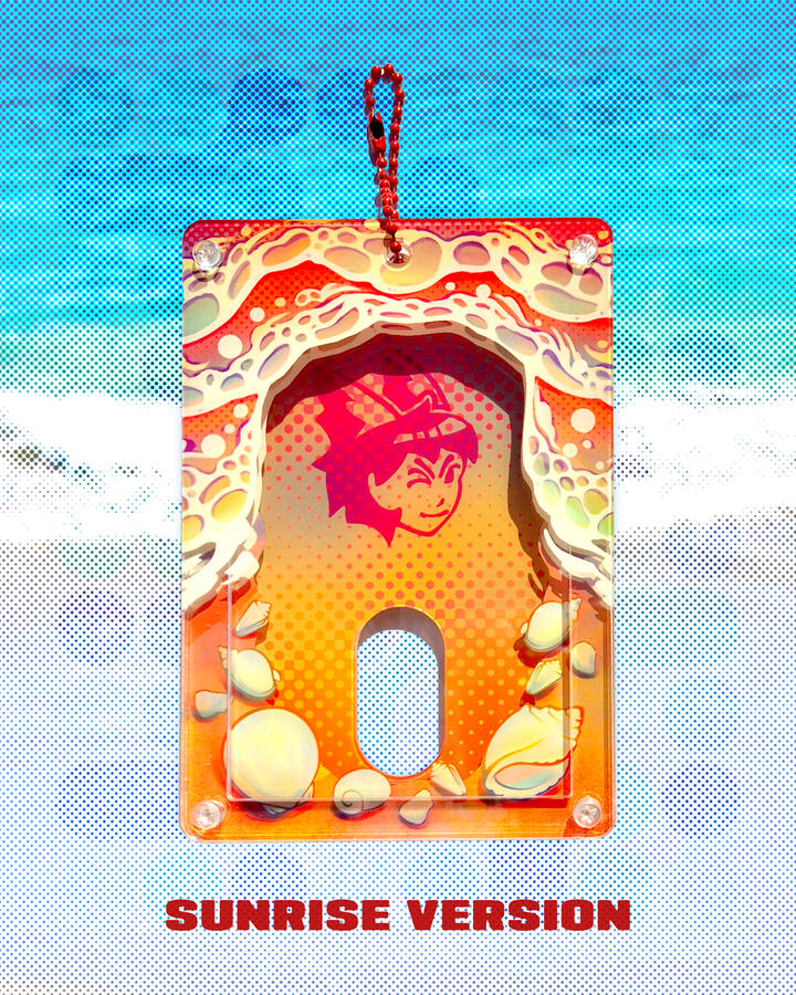 Shaker Photocard Holder: Sunrise Version